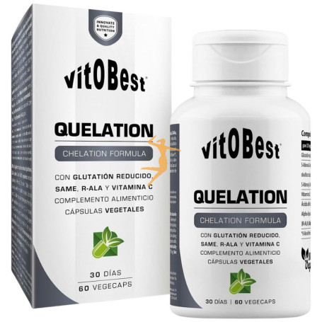 QUELATION 60 CÁPSULAS VEGETALES VIT.O.BEST