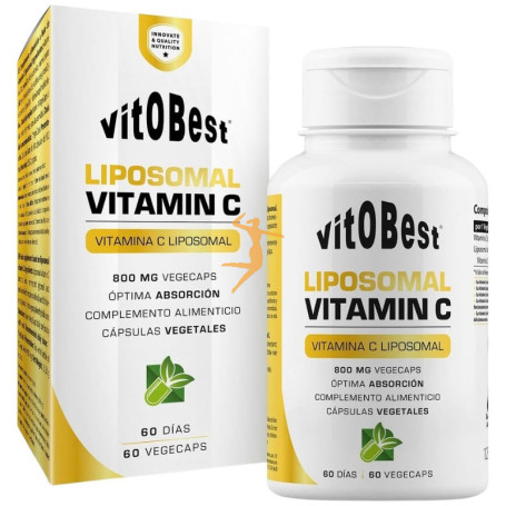 LIPOSOMAL VITAMIN C 60 CÁPSULAS VEGETALES VIT.O.BEST