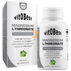 MAGNESIUM L-THREONATE 90 CÁPSULAS VEGETALES VIT.O.BEST