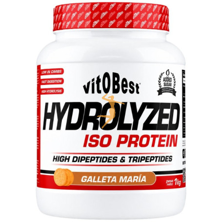 HYDROLYZED ISO PROTEIN SABOR GALLETA MARÍA 1KG VIT.O.BEST