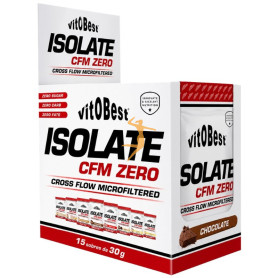 ISOLATE CFM ZERO SABOR CHOCOLATE 15 SOBRES VIT.O.BEST