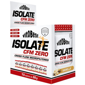 ISOLATE CFM ZERO SABOR VAINILLA 15 SOBRES VIT.O.BEST