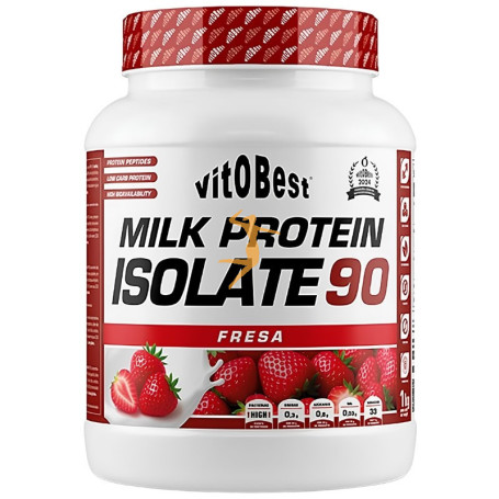 MILK PROTEIN ISOLATE 90 SABOR FRESA 1KG VIT.O.BEST