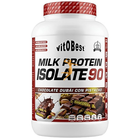 MILK PROTEIN ISOLATE 90 CHOCO DUBÁI PISTACHO 2KG VIT.O.BEST