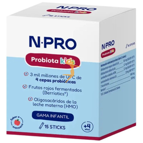 PROBIOTA KIDS 15 SOBRES NPRO