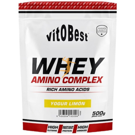WHEY AMINO COMPLEX SABOR YOGUR DE LIMÓN 500G VIT.O.BEST