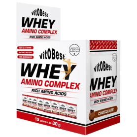WHEY AMINO COMPLEX SABOR CHOCOLATE 15 SOBRES VIT.O.BEST