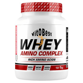 WHEY AMINO COMPLEX SABOR FRESAS CON NATA 1KG VIT.O.BEST