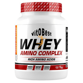 WHEY AMINO COMPLEX SABOR FRESA-PLÁTANO 1KG VIT.O.BEST