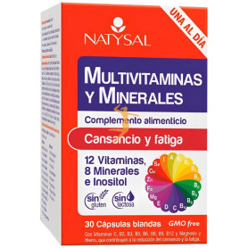 MULTIVITAMINAS Y MINERALES MUJER PROBIÓTICOS 30 CÁPSULAS NATYSAL