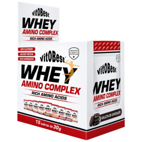 WHEY AMINO COMPLEX GALLETA NEGRA CON NATA 15 SOBRES VIT.O.BEST