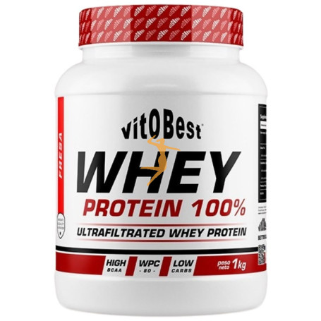 WHEY PROTEIN 100% SABOR FRESA 1KG VIT.O.BEST