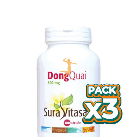 Pack 3x DONG QUAI 100 CÁPSULAS SURA VITASAN