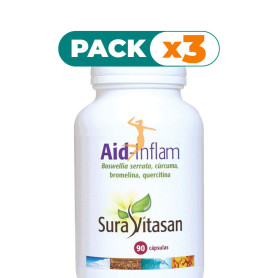 Pack 3x AID-INFLAM 90 CÁPSULAS SURA VITASAN