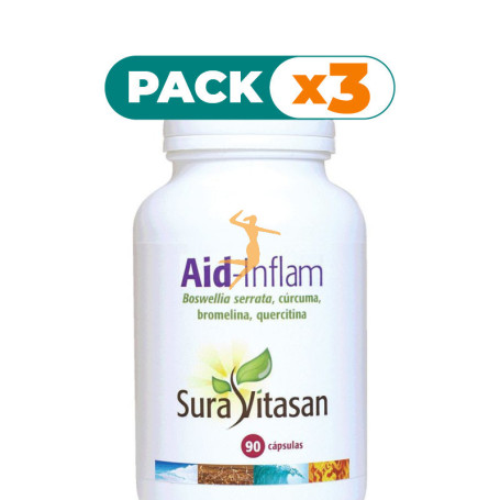 Pack 3x AID-INFLAM 90 CÁPSULAS SURA VITASAN