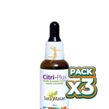 Pack 3x CITRI-PLUS 30Ml. SURA VITASAN