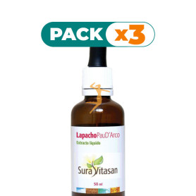 Pack 3x LAPACHO PAU DARCO 50Ml. SURA VITASAN