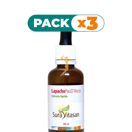 Pack 3x LAPACHO PAU DARCO 50Ml. SURA VITASAN