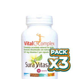 Pack 3x VITAL C8 COMPLEX 45 CÁPSULAS SURA VITASAN