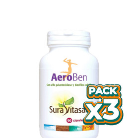 Pack 3x AEROBEN 90 CÁPSULAS SURA VITASAN