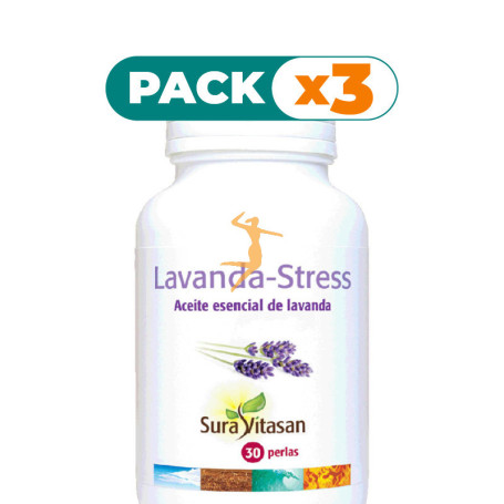 Pack 3x LAVANDA- STRESS 30 PERLAS SURA VITASAN