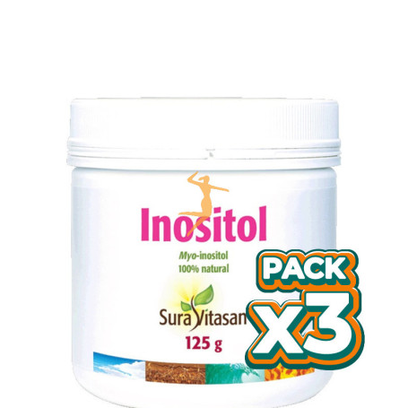 Pack 3x INOSITOL 125Gr. SURA VITASAN