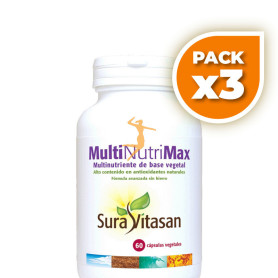 Pack 3x MULTI NUTRI MAX 60 CÁPSULAS SURA VITASAN