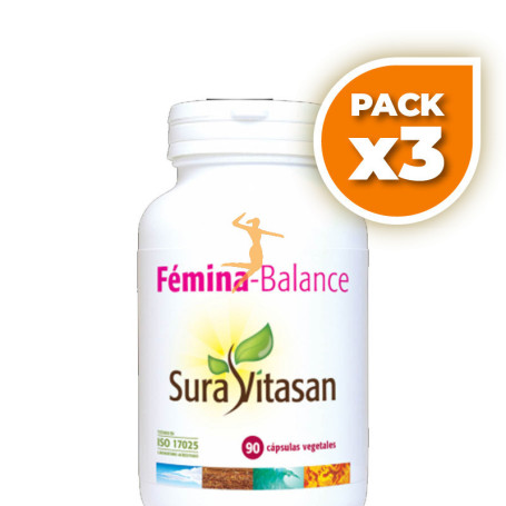 Pack 3x FEMINA BALANCE 90 CAPSULAS SURA VITASAN