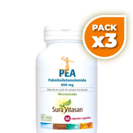 Pack 3x PEA 60 CAPSULAS SURA VITASAN