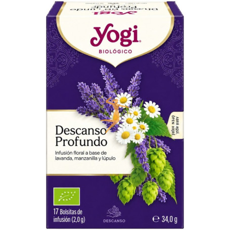 DESCANSO PROFUNDO 17 FILTROS YOGI TEA
