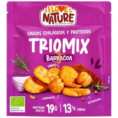 SNACK PROTEIN TRIOMIX DE BARBACOA 70G I LOVE NATURE