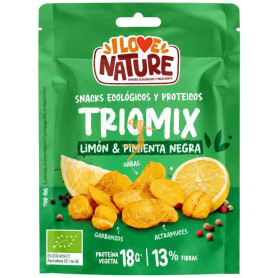 SNACK PROTEIN TRIOMIX DE LIMÓN Y PIMIENTA 30G I LOVE NATURE