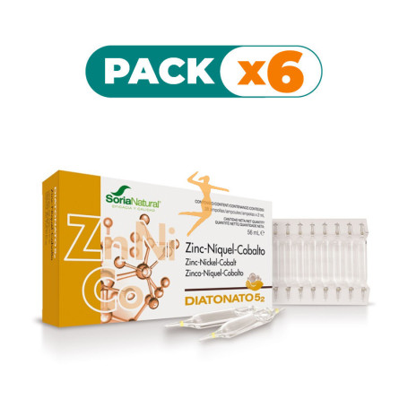 Pack 6x DIATONATO 5-2 Zn/Nq/Co 28 VIALES SORIA NATURAL