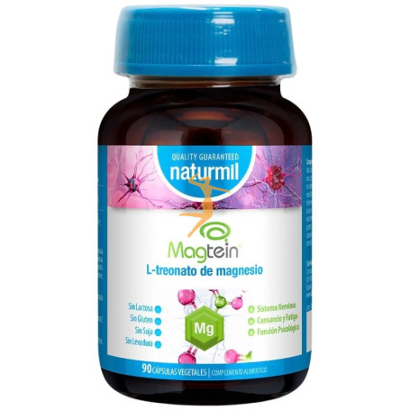 MAGTEIN L-TREONATO DE MAGNESIO 90 CÁPSULAS VEGETALES NATURMIL