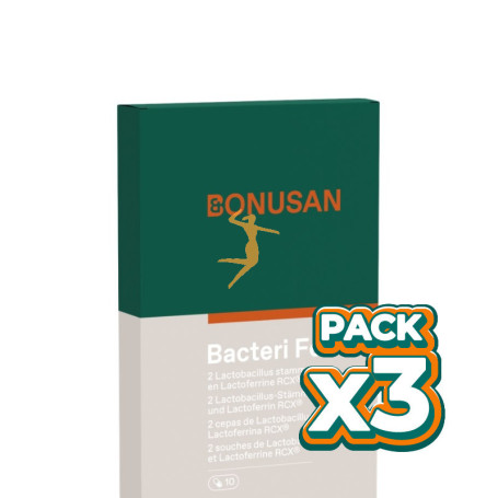 Pack 3x BACTERI FEM 10 CÁPSULAS BONUSAN