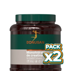 Pack 2x MONOHIDRATO DE CREATINA 650G BONUSAN