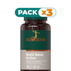Pack 3x MULTI NATAL ACTIVO 120 COMPRIMIDOS BONUSAN