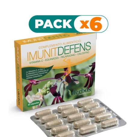 Pack 6x IMUNIT DEFENS 30 CAPSULAS DERBOS