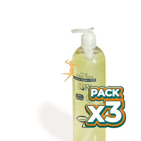 Pack 3x GEL ALOE VERA CON ACEITE DE ARGÁN DERBOS
