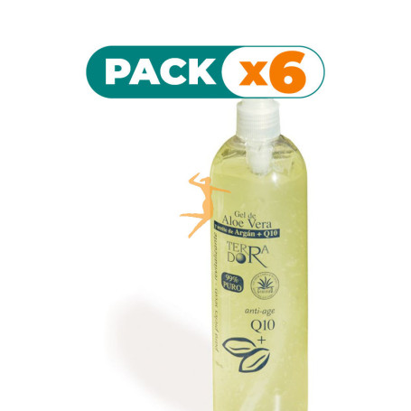 Pack 6x GEL ALOE VERA CON ACEITE DE ARGÁN DERBOS