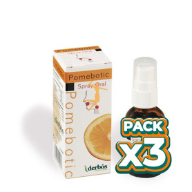 Pack 3x POMEBOTIC SPRAY ORAL 30Ml. DERBOS