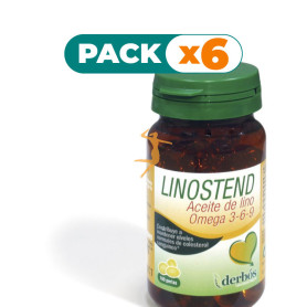 Pack 6x ACEITE DE LINO EN PERLAS DERBOS