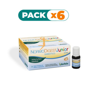 Pack 6x NORMODIGEST JUNIOR 20 VIALES DERBOS