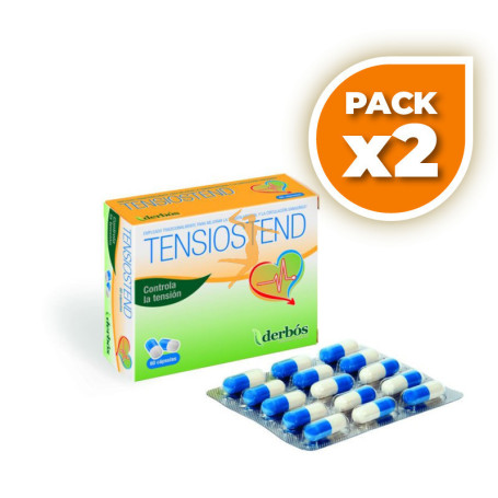 Pack 2x TENSIOSTEND 60 CÁPSULAS DERBOS
