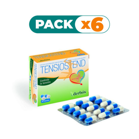 Pack 6x TENSIOSTEND 60 CÁPSULAS DERBOS