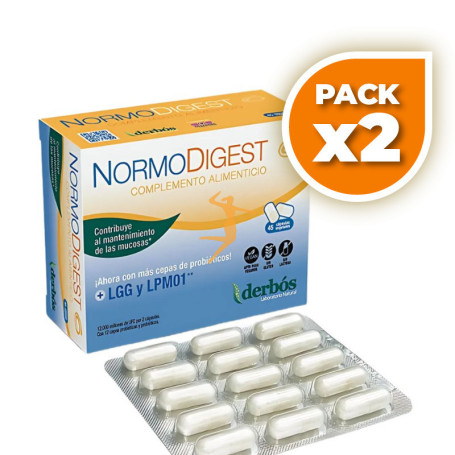 Pack 2x NORMODIGEST CÁPSULAS DERBOS