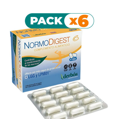 Pack 6x NORMODIGEST CÁPSULAS DERBOS
