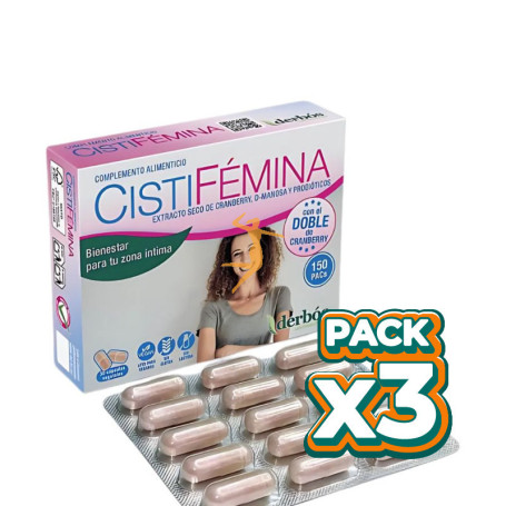 Pack 3x CISTIFEMINA (NORMODIGEST F?MINA) DERBOS