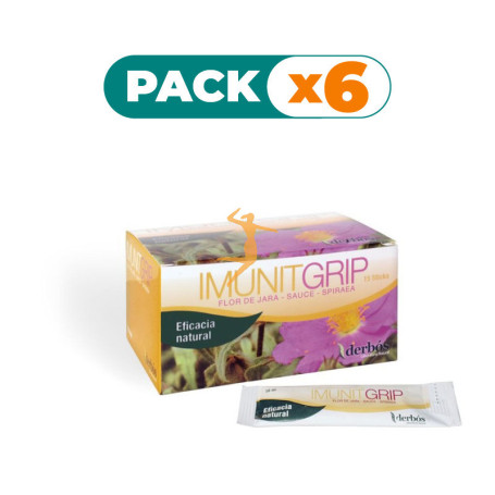 Pack 6x IMUNIT GRIP 15 STICKS DERBOS