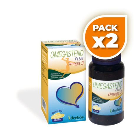 Pack 2x OMEGASTEND PLUS 60 PERLAS DERBOS